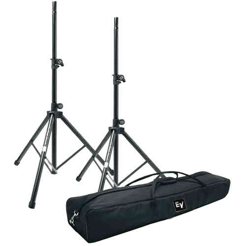 Electro-Voice 2x Tripod Stands With Carry Bag
