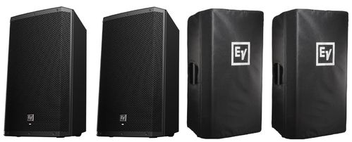 Electro-Voice 2x ZLX-15P Package With Covers