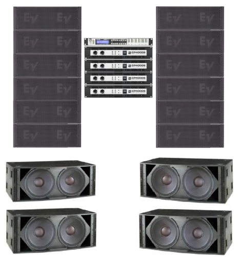 Electro-Voice XLD 6 A Side System *Special Order* Please Call