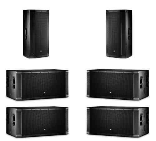 JBL 2x SRX835P 4x SRX828SP Active Speaker Package